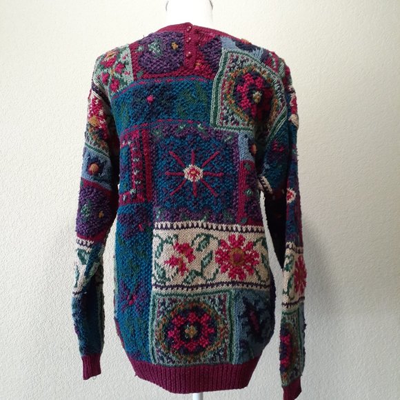 Northern Isles Sweaters - Vintage Northern Block Knit Sweater